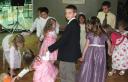 Dancing with friends and cousins!